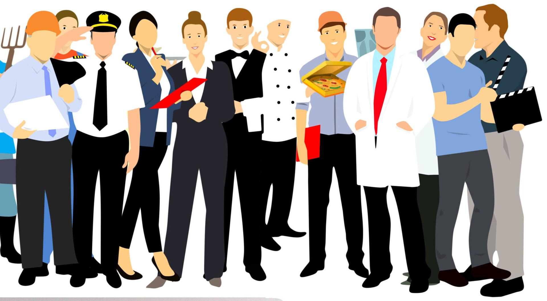 Ierland, werken, beroepen, Elektricien, Leraar, Architect, Dokter, Boekhouder, Apotheker, Makelaar, Gas installateur, Mondhygiënist, Bewaker